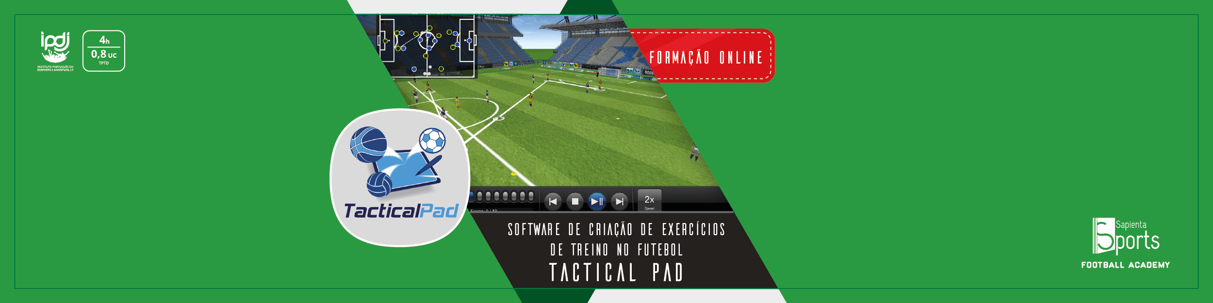 Software de Criação de Exercícios de Treino no Futebol – TACTICAL PAD